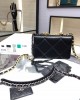 CHANEL 19 Wallet On Chain Black