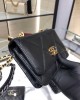 CHANEL 19 Wallet On Chain Black