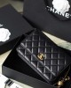 CHANEL Classic Wallet On Chain Lambskin Black