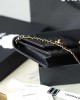 CHANEL Classic Wallet On Chain Lambskin Black