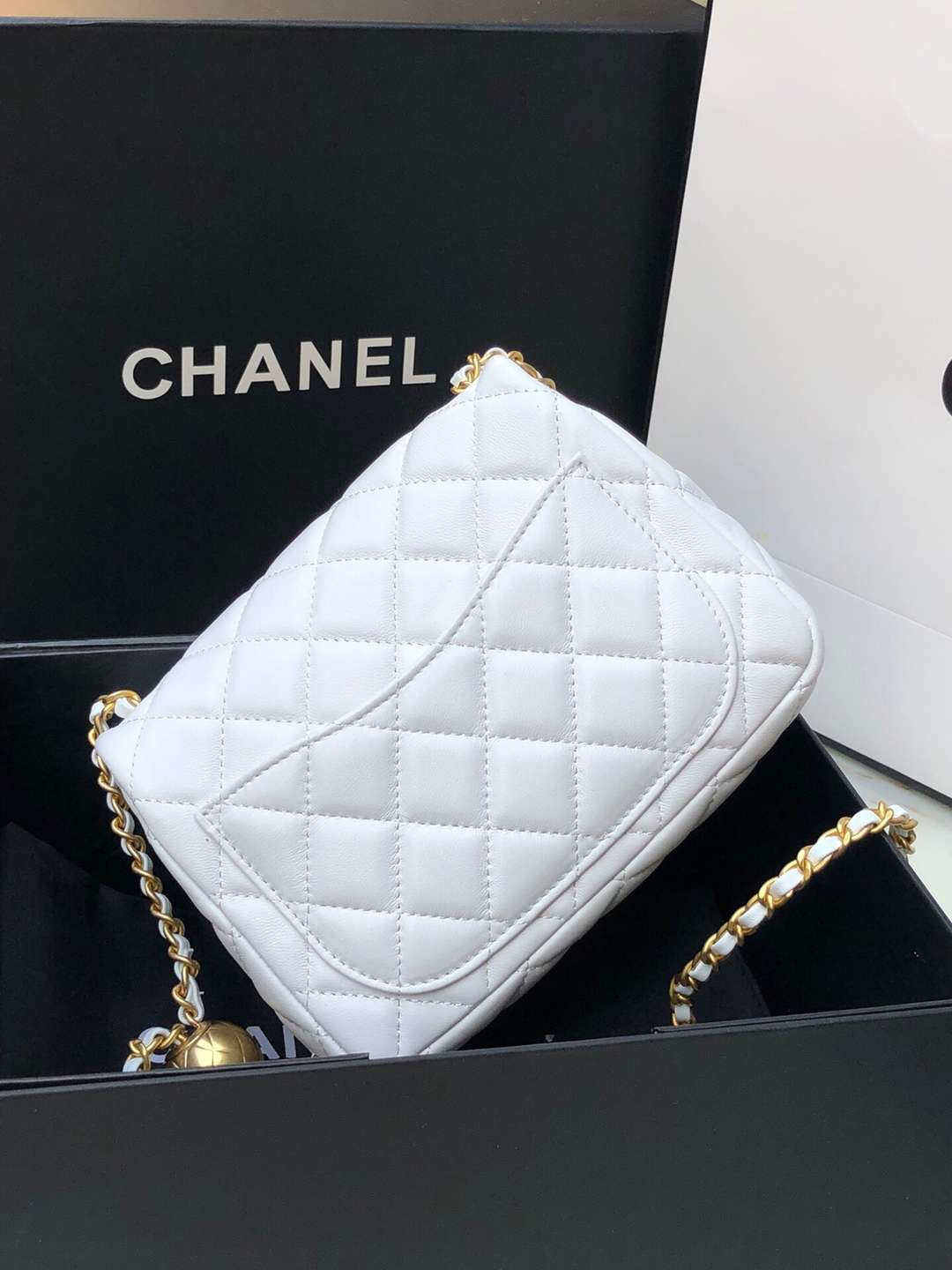 CHANEL Little Golden Ball Shoulder Bag