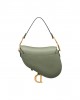 DIOR Women's Saddle Handbag Gray green