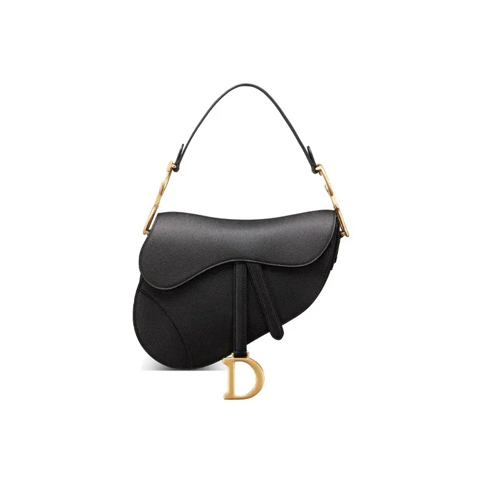 DIOR Women's Saddle Handbag black