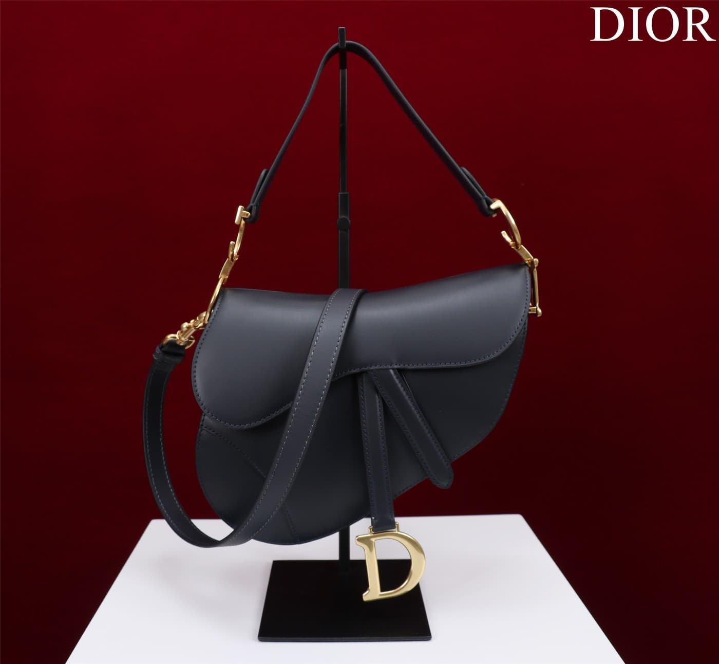 DIOR Women's Saddle Handbag black