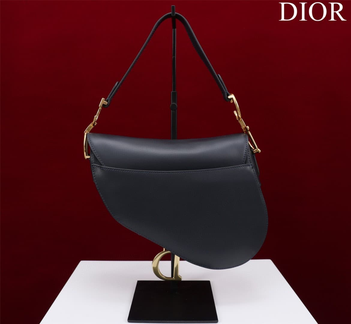 DIOR Women's Saddle Handbag black