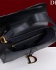 DIOR Women's Saddle Handbag black