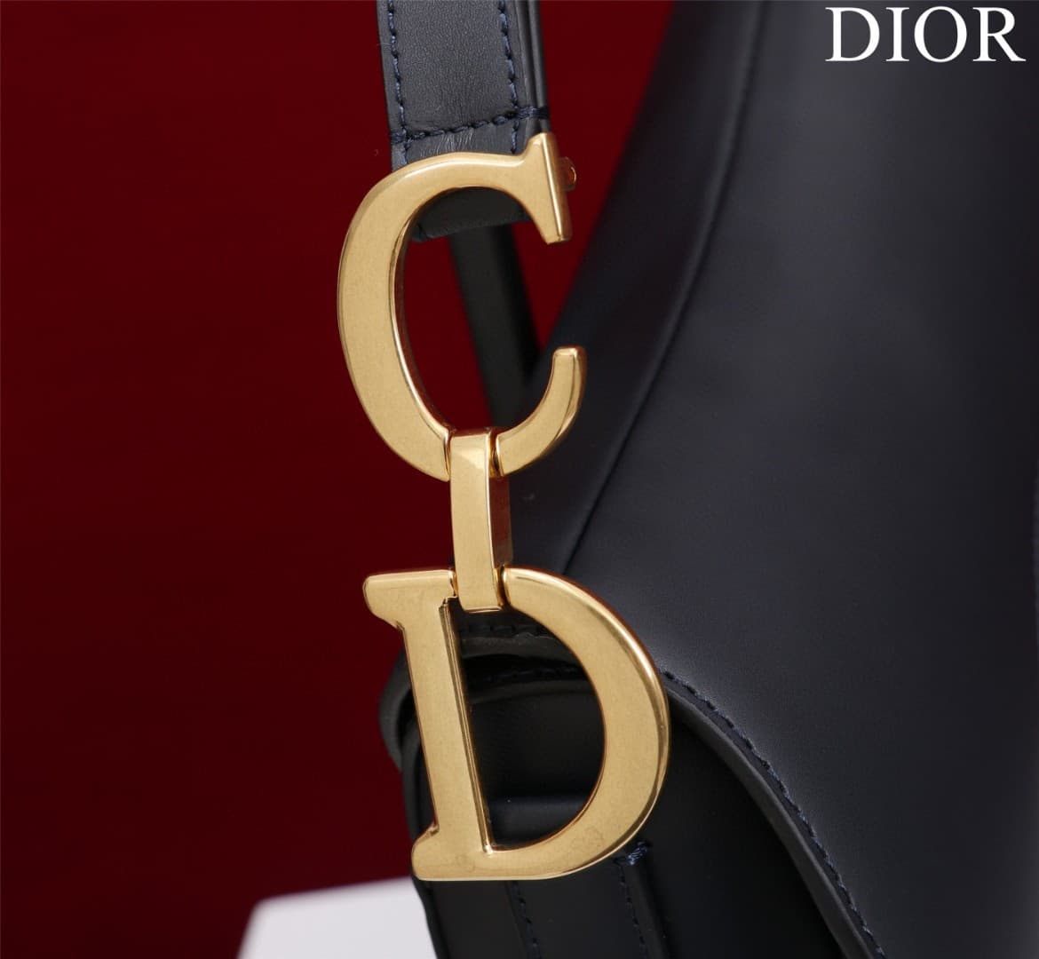 DIOR Women's Saddle Handbag black