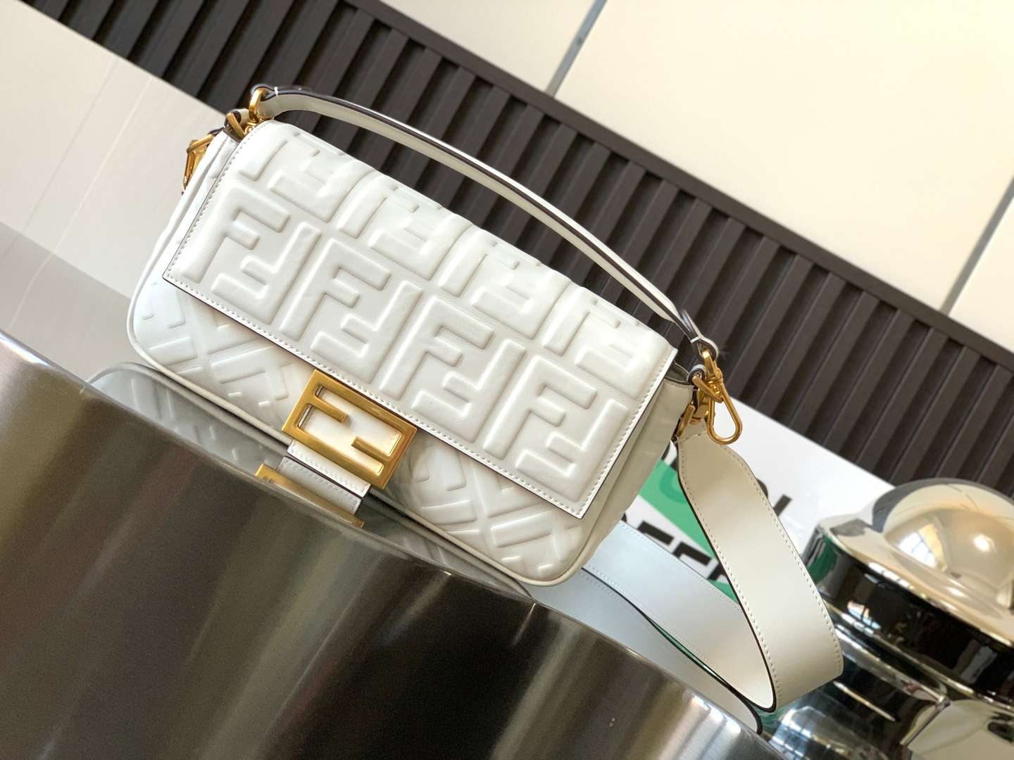 FENDI Baguette Crossbody Bag