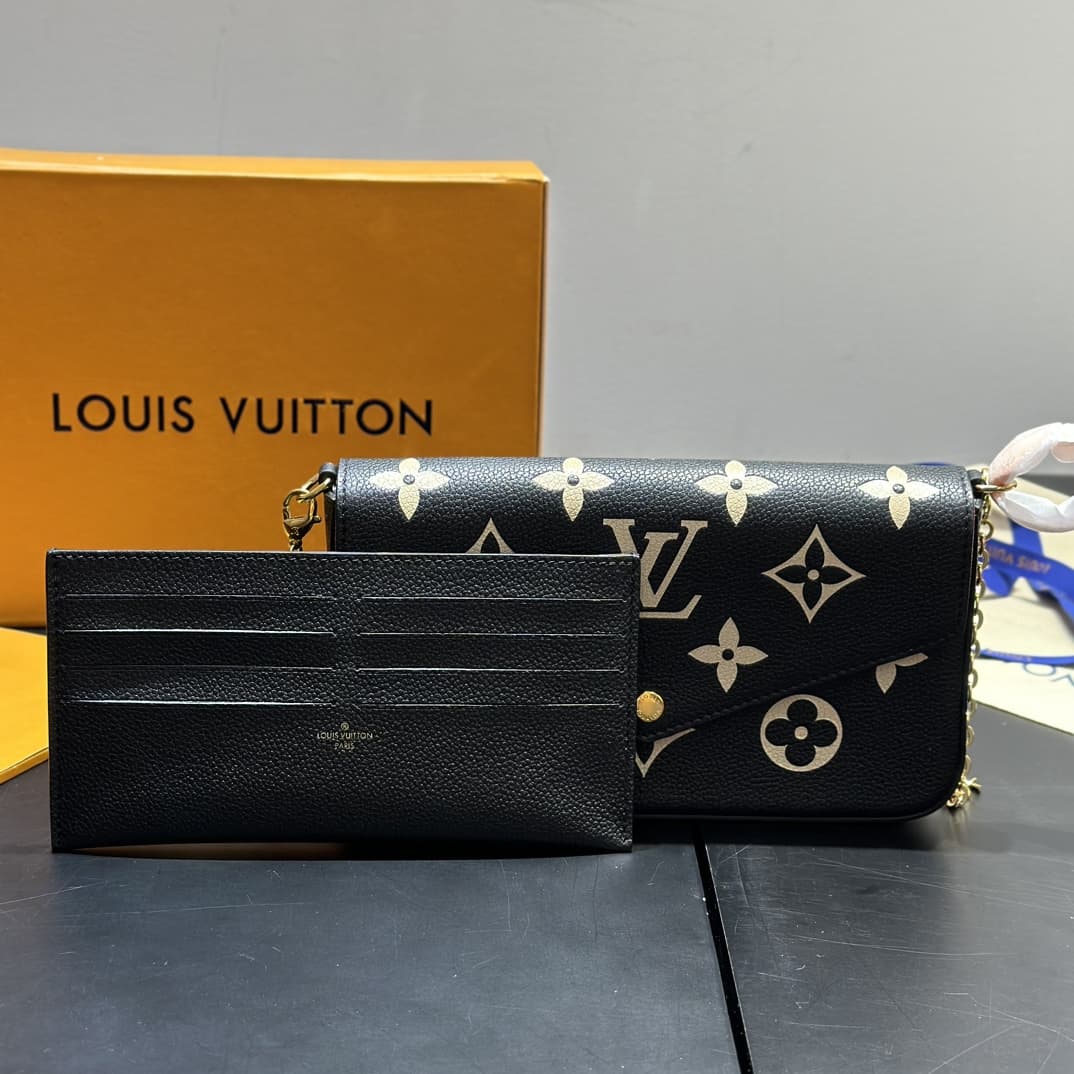 LOUIS VUITTON Women's Felicie Pochette Chain Shoulder Bag