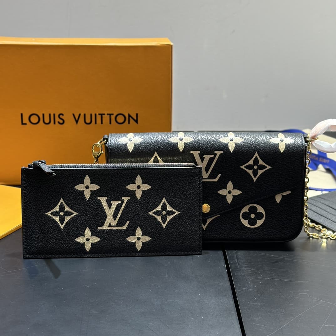 LOUIS VUITTON Women's Felicie Pochette Chain Shoulder Bag