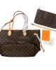 LOUIS VUITTON Neverfull MM Monogram Handbag Tote