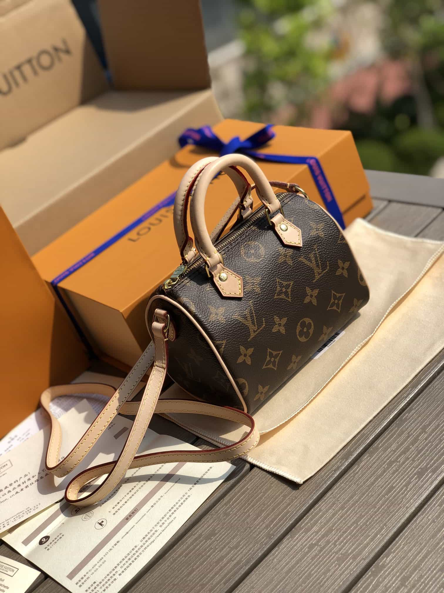 LOUIS VUITTON Women's Speedy nano Handbag