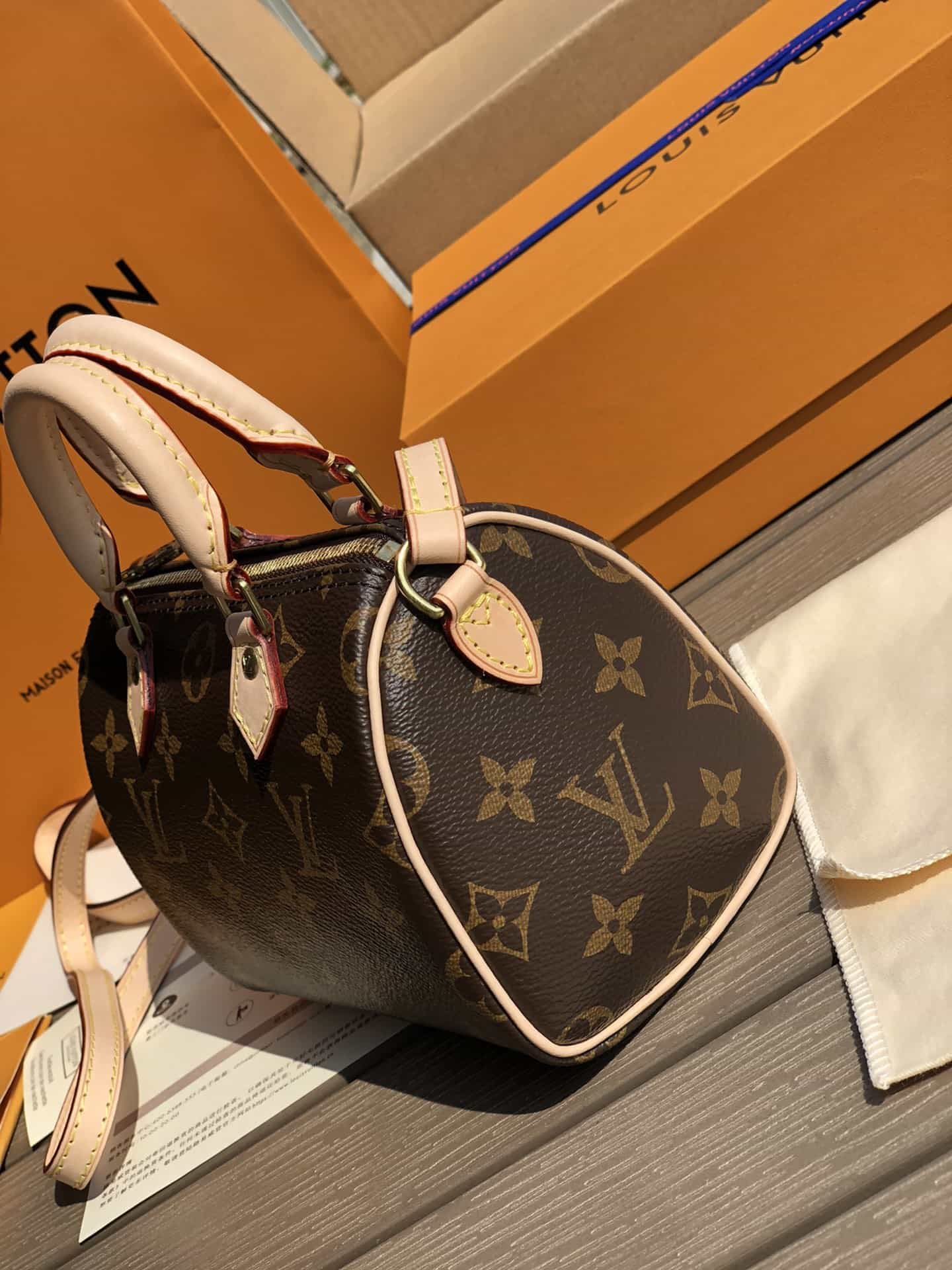 LOUIS VUITTON Women's Speedy nano Handbag