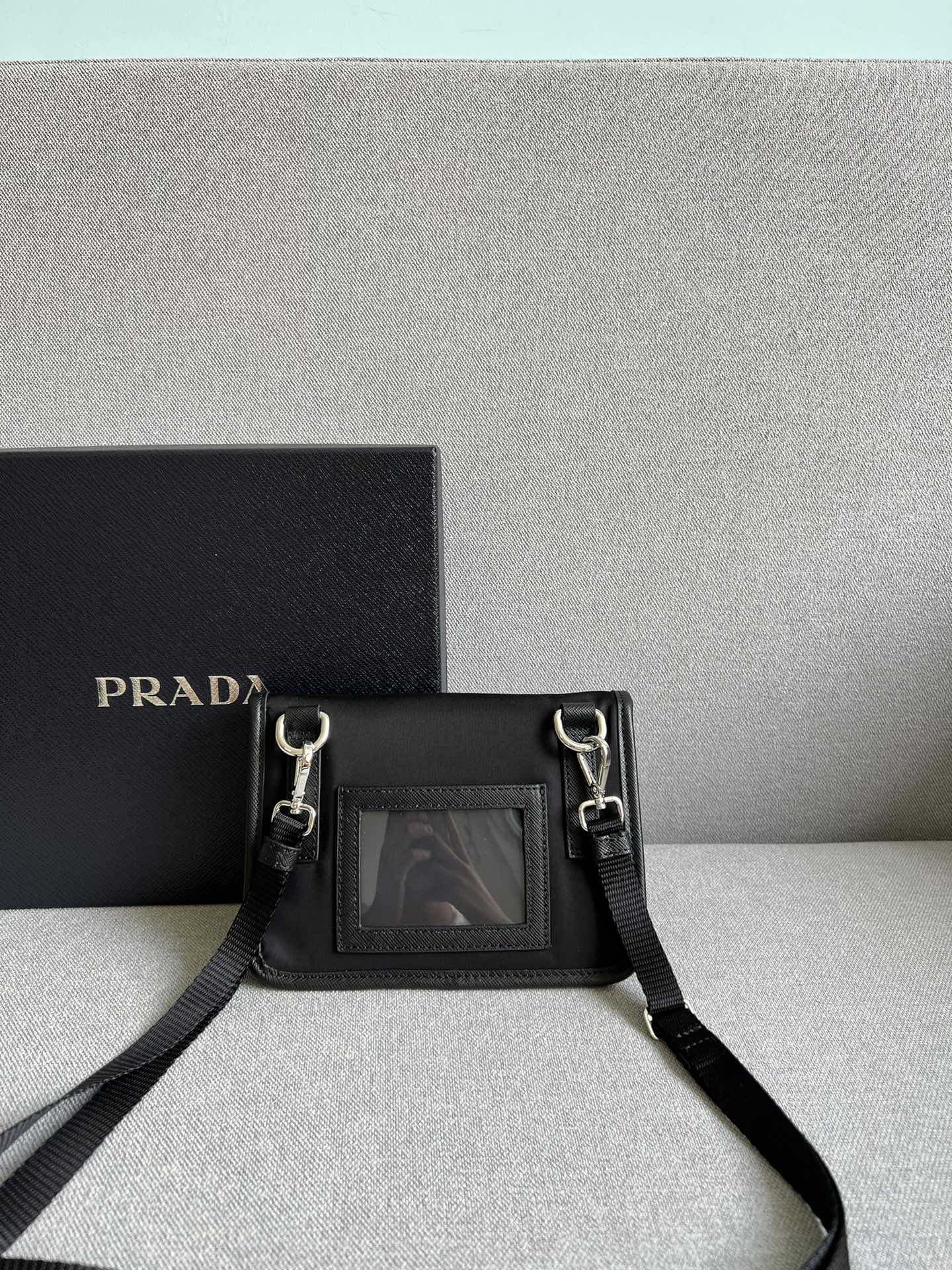 PRADA Saffiano Cellphone Pouch