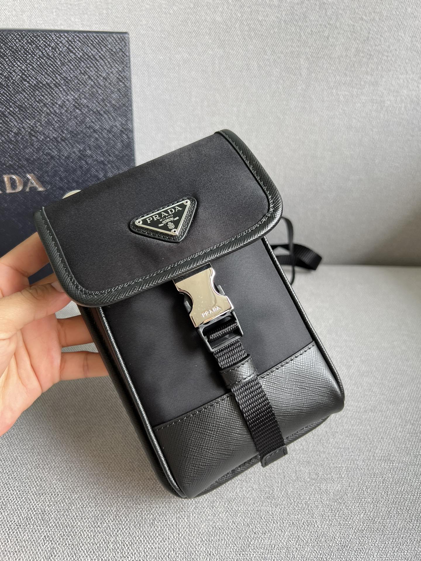 PRADA Saffiano Cellphone Pouch