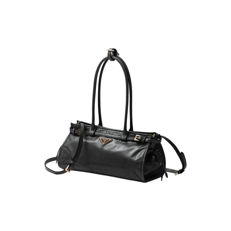 PRADA Soft Lux Bags Black